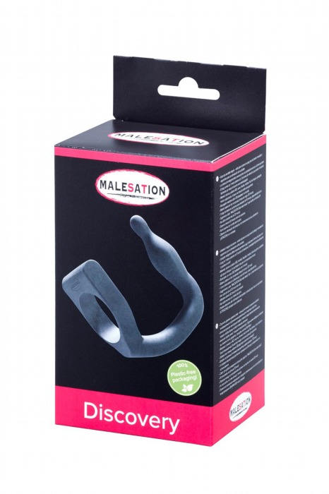 Эрекционное кольцо с вибровтулкой Discovery - MALESATION - в Арзамасе купить с доставкой