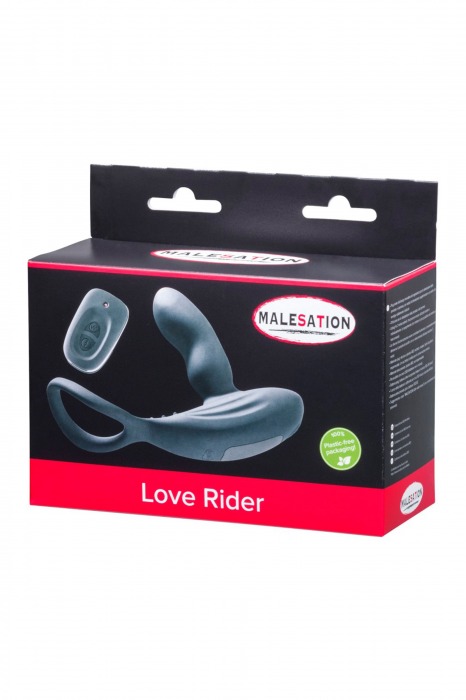 Стимулятор простаты с эрекционным кольцом Love Rider - MALESATION - в Арзамасе купить с доставкой