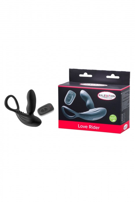Стимулятор простаты с эрекционным кольцом Love Rider - MALESATION - в Арзамасе купить с доставкой