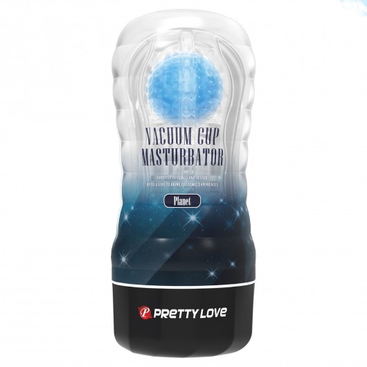 Прозрачный текстурированный мастурбатор Vacuum Cup Masturbator Planet - Baile - в Арзамасе купить с доставкой