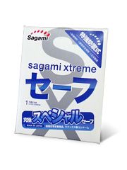 Презерватив Sagami Xtreme Ultrasafe с двойным количеством смазки - 1 шт. - Sagami - купить с доставкой в Арзамасе