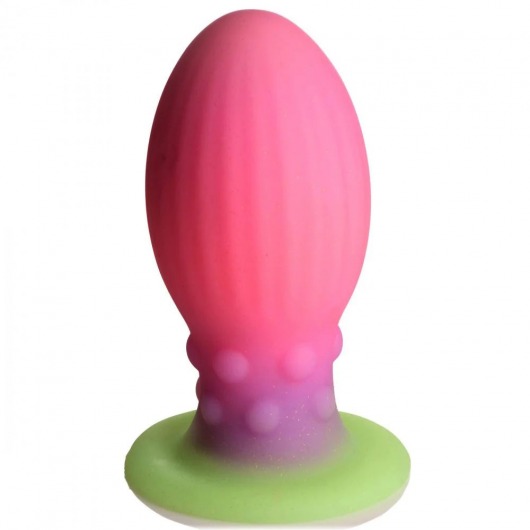 Розовая пробка-яйцо XL Xeno Egg - 17,6 см. - XR Brands