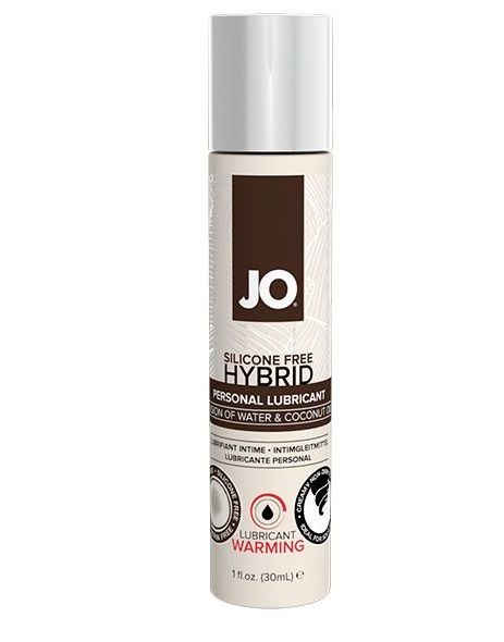 Водно-масляный лубрикант с разогревающим эффектом JO Silicone Free Hybrid Lubricant WARMING  - 30 мл. - System JO - купить с доставкой в Арзамасе