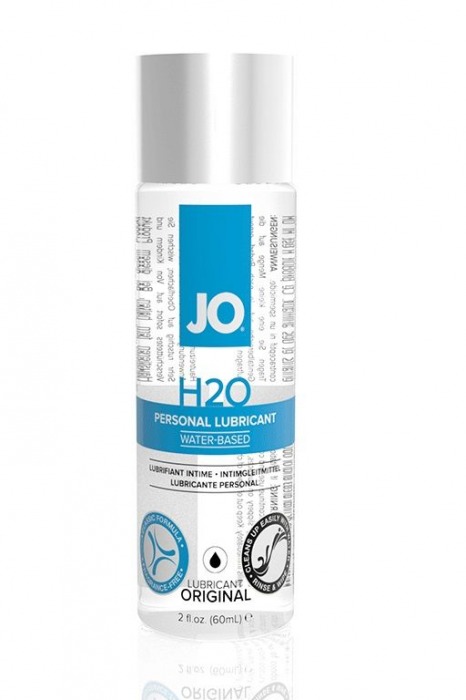 Нейтральный лубрикант на водной основе JO Personal Lubricant H2O - 60 мл. - System JO - купить с доставкой в Арзамасе