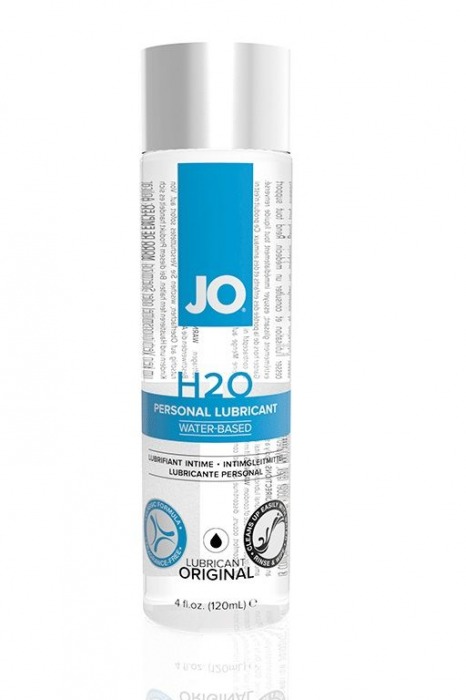 Нейтральный лубрикант на водной основе JO Personal Lubricant H2O - 120 мл. - System JO - купить с доставкой в Арзамасе