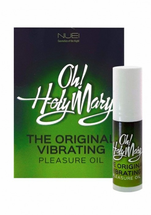 Масло унисекс с эффектом вибрации Oh! Holy Mary - 6 мл. - Nuei cosmetics - купить с доставкой в Арзамасе