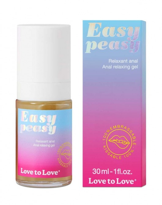 Анальный расслабляющий гель Easy Peasy - 30 мл. - Love to Love - купить с доставкой в Арзамасе