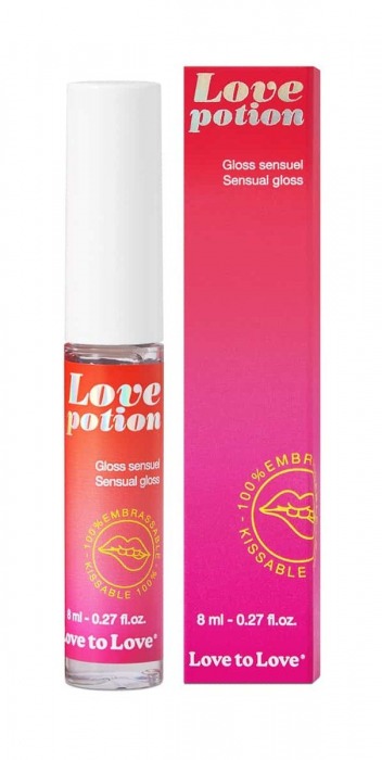 Возбуждающий блеск для губ Love Potion - 8 мл. - Love to Love - купить с доставкой в Арзамасе