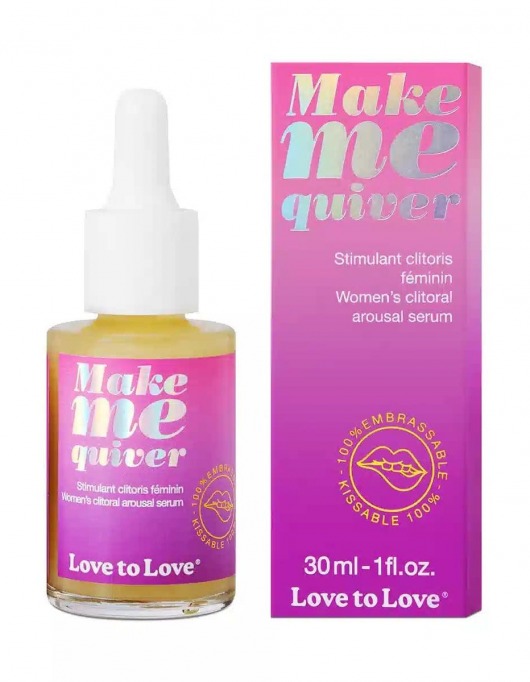 Возбуждающие капли для клитора Make Me Quiver - 30 мл. - Love to Love - купить с доставкой в Арзамасе