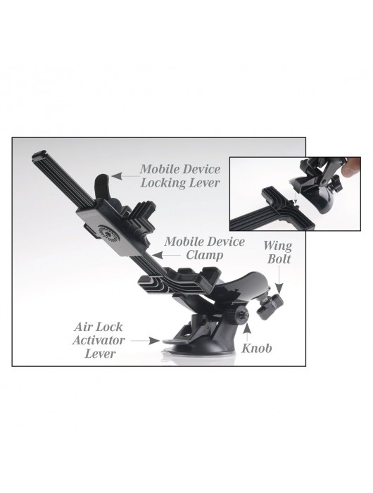 Перезаряжаемый мастурбатор-вагина с держателем для мобильных устройств Extreme Toyz Me - Pipedream - в Арзамасе купить с доставкой