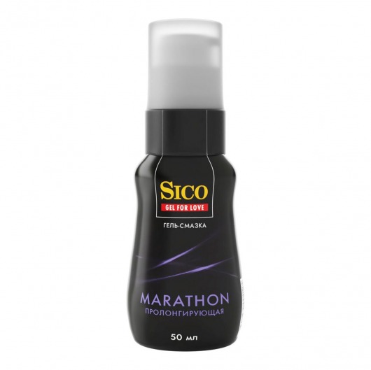 Пролонгирующая гель-смазка Sico Marathon - 50 мл. - Sico - купить с доставкой в Арзамасе