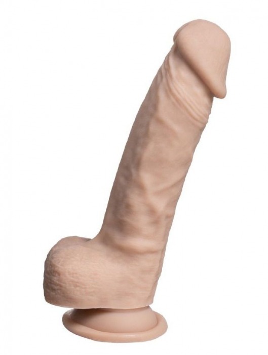 Телесный фаллоимитатор на присоске Real Skin Model 1 - 17,8 см. - Adrien Lastic