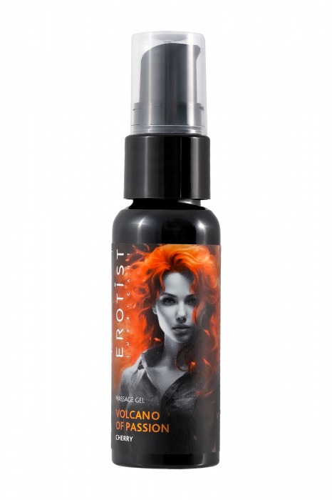 Гель с эффектом вибрации Volcano Of Passion со вкусом вишни - 25 мл. - Erotist Lubricants - купить с доставкой в Арзамасе