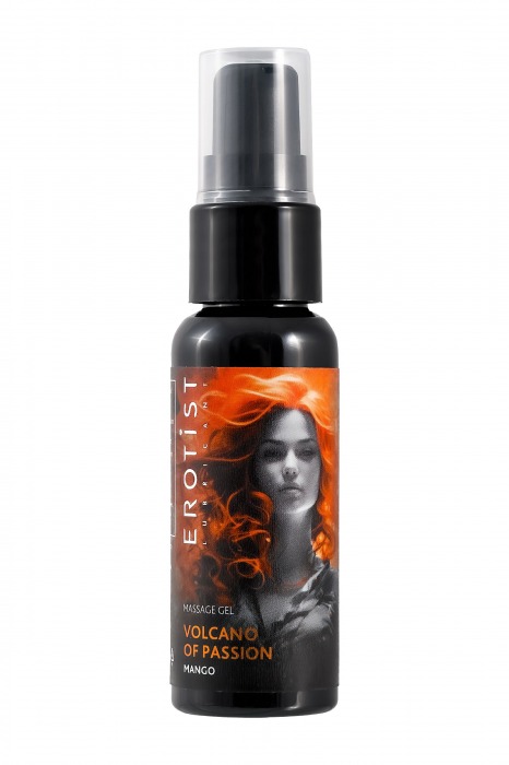 Гель с эффектом вибрации Volcano Of Passion со вкусом манго - 25 мл. - Erotist Lubricants - купить с доставкой в Арзамасе
