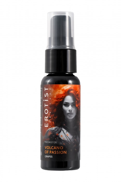 Гель с эффектом вибрации Volcano Of Passion со вкусом винограда - 25 мл. - Erotist Lubricants - купить с доставкой в Арзамасе