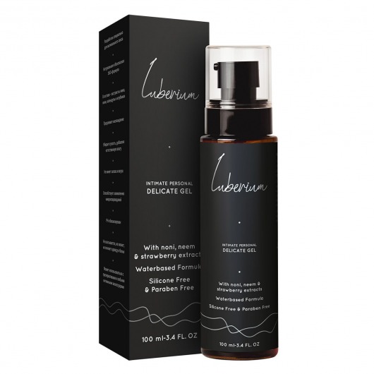 Интимный гель с экстрактами нони, нима и клубники Luberium Delicate Waterbased - 100 мл. - Luberium - купить с доставкой в Арзамасе