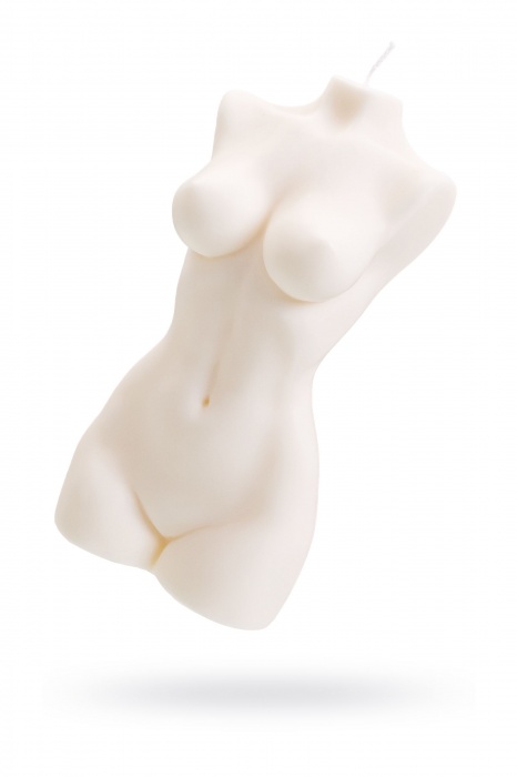 Белая интерьерная свеча в форме женского торса - 850 гр. - Pecado - купить с доставкой в Арзамасе
