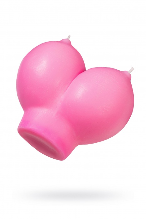 Розовая свеча «Сиськи» - 150 гр. - Pecado - купить с доставкой в Арзамасе