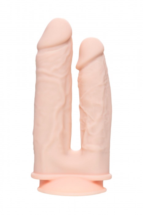 Телесный анально-вагинальный вибратор RealStick Silicone Jason M - 18 см. - Toyfa Basic купить в Арзамасе с доставкой в Orgasmix.ru Телесный анально-вагинальный вибратор RealStick Silicone Jason M - 18 см. - Toyfa Basic