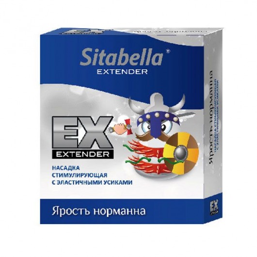 Стимулирующая насадка Sitabella Extender  Ярость норманна - Sitabella - купить с доставкой в Арзамасе