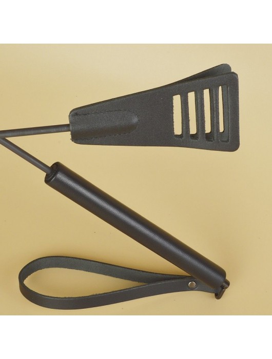 Черный кожаный стек «Сириус» - 60 см. - Sitabella - купить с доставкой в Арзамасе