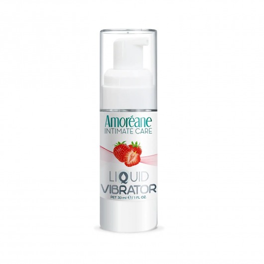 Жидкий вибратор со вкусом клубники Amoreane Strawberry - 30 мл. - Amoreane - купить с доставкой в Арзамасе