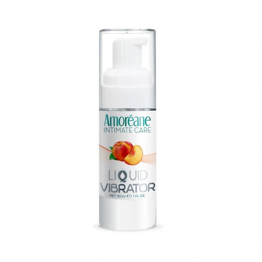 Жидкий вибратор со вкусом персика Amoreane Peach - 30 мл. - Amoreane - купить с доставкой в Арзамасе