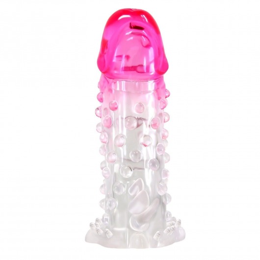Прозрачно-розовая насадка на пенис Wilford - 13,5 см. - Baile - в Арзамасе купить с доставкой Прозрачно-розовая насадка на пенис Wilford - 13,5 см. - Baile - в Арзамасе купить с доставкой