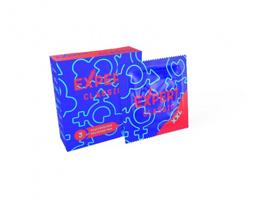 Презервативы увеличенного размера Expert Classic XXL - 3 шт. - Expert - купить с доставкой в Арзамасе