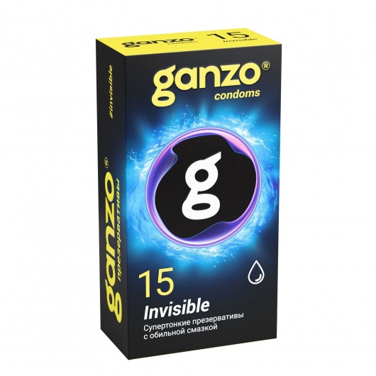Супертонкие презервативы Ganzo Invisible - 15 шт. - Ganzo - купить с доставкой в Арзамасе