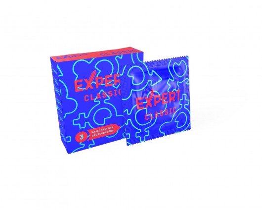 Классические презервативы Expert Classic - 3 шт. - Expert - купить с доставкой в Арзамасе