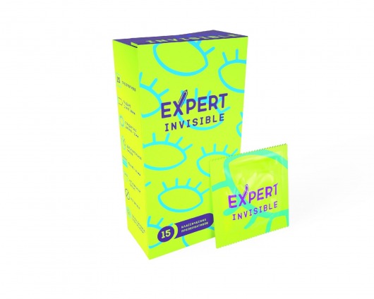 Ультратонкие презервативы Expert Invisible - 15 шт. - Expert - купить с доставкой в Арзамасе