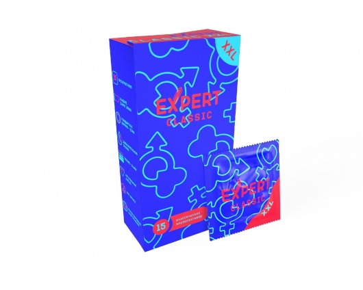 Презервативы увеличенного размера Expert Classic XXL - 15 шт. - Expert - купить с доставкой в Арзамасе