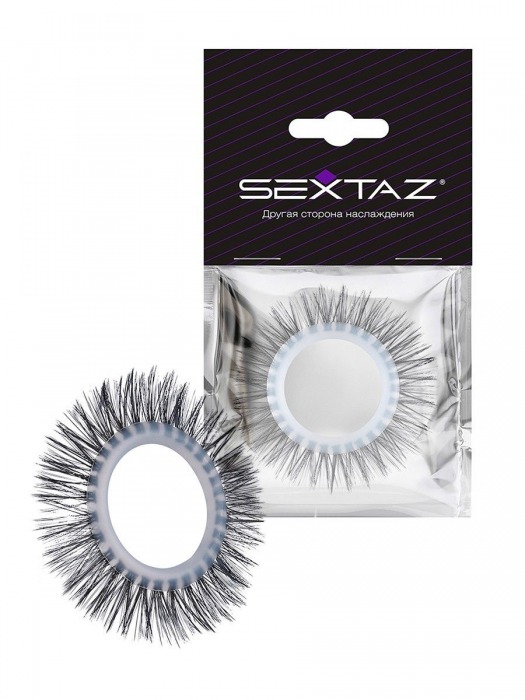 Круглое эрекционное кольцо с длинными «ресничками» - Sextaz - в Арзамасе купить с доставкой