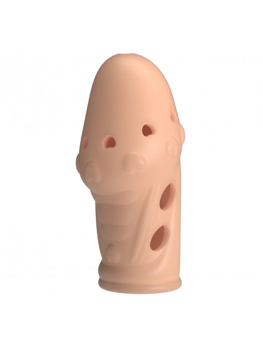 Телесная насадка на пенис Booker - 8 см. - Baile - в Арзамасе купить с доставкой