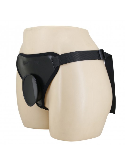 Черные трусики харнесс с платформой Caludio I - Baile - купить с доставкой в Арзамасе