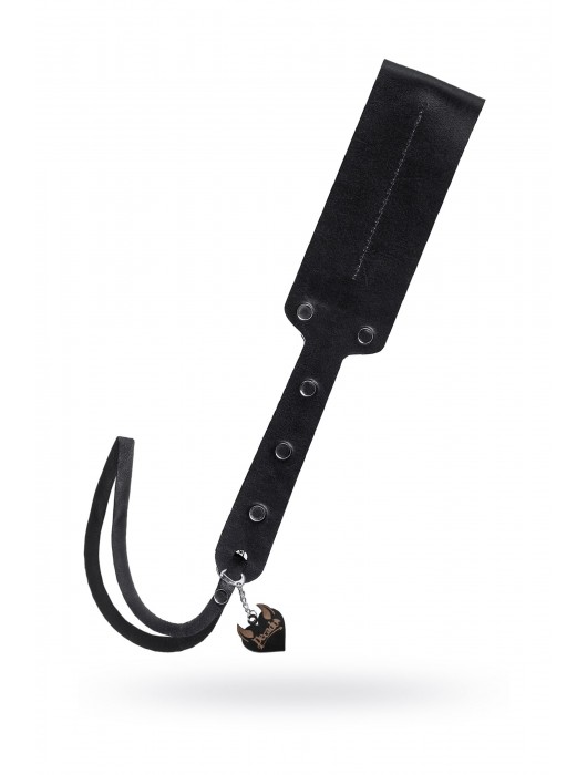 Черный кожаный пэддл - 32 см. - Pecado - купить с доставкой в Арзамасе