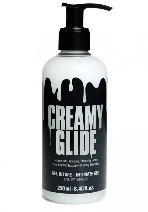 Лубрикант на водной основе Creamy Glide с консистенцией спермы - 250 мл. - Strap-on-me - купить с доставкой в Арзамасе