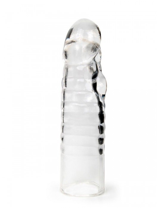 Прозрачная закрытая насадка на член - 15 см. - Sex Expert - в Арзамасе купить с доставкой