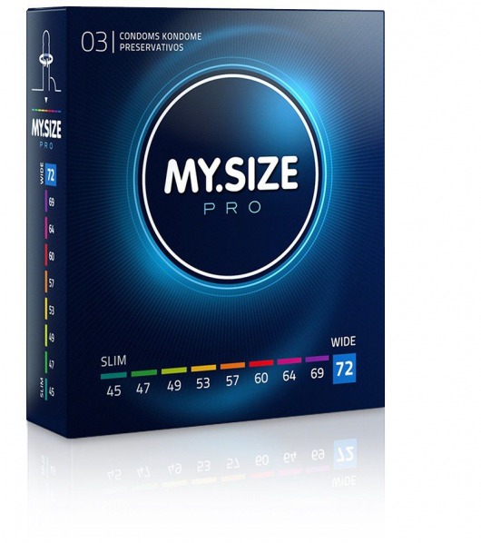 Презервативы MY.SIZE размер 72 - 3 шт. - My.Size - купить с доставкой в Арзамасе