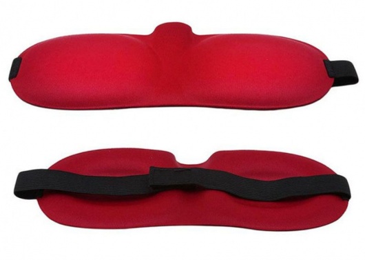 Красная глухая маска на резинке - Sitabella - купить с доставкой в Арзамасе