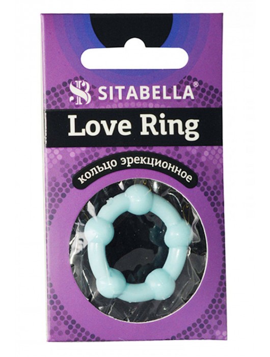 Цветное эрекционное кольцо Love Ring с бусинами - Sitabella - в Арзамасе купить с доставкой
