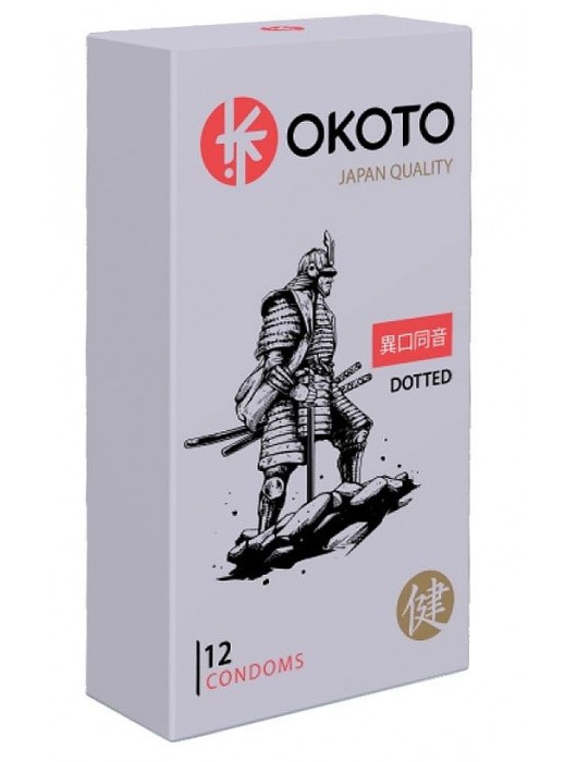 Точечные презервативы OKOTO Dotted - 12 шт. - Sitabella - купить с доставкой в Арзамасе