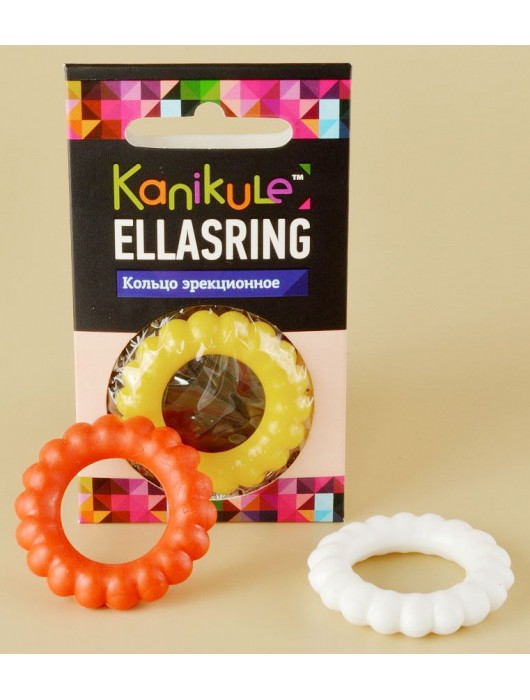 Цветное рельефное эрекционное кольцо Ellasring - Sitabella - в Арзамасе купить с доставкой
