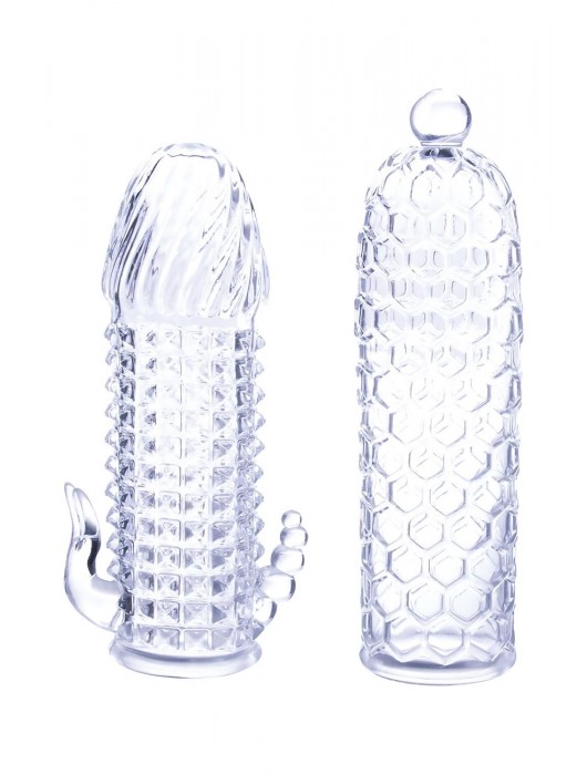 Набор из 2 прозрачных насадок на член Seductive Tickler Sleeves Set - NMC - в Арзамасе купить с доставкой