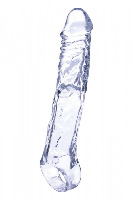 Прозрачная насадка-удлинитель Length Enhancer с подхватом - 22,3 см. - NMC - в Арзамасе купить с доставкой