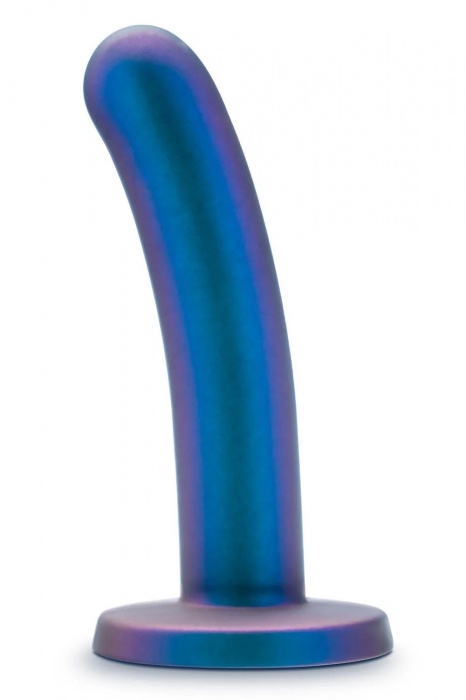 Синяя насадка с гладкой поверхностью Surrender 5.75 Inch Intermediate Pegging Dildo - 14,6 см. - Blush Novelties - купить с доставкой в Арзамасе