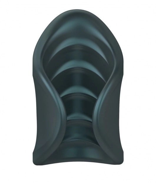 Серый сквозной мастурбатор с вибрацией Manwan Starter - Manwan - в Арзамасе купить с доставкой