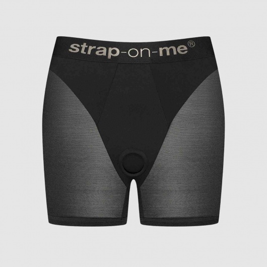 Трусики-шорты для фиксации насадок Strap-on-me Harness Lingerie Halo - size M - Strap-on-me - купить с доставкой в Арзамасе