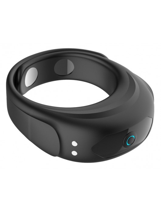 Черное эрекционное виброкольцо на ремешках - Boys of Toys - в Арзамасе купить с доставкой